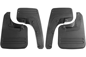 TUNEZ® Lot de 4 bavettes garde-boue pour voiture Hilux 2005–2014