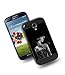 Produktbild Gucck® HüLle für Samsung Galaxy S4 (I9500) Case Spectre 007 Muster Matt Weiß UltradüNn Hardcase Blau Gold Slim Perfect Fit Bumper Cover für MäDchen Rosa Tasche