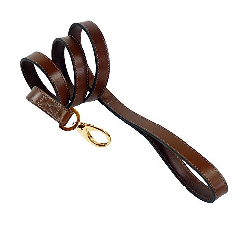 Hartman-Rose-Hartman-Dog-Lead-12-Inch-Papaya
