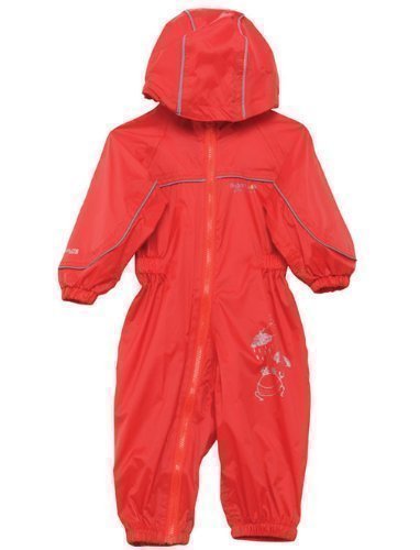 Preisvergleich Produktbild Regatta wasserdichter und leichtgewichtiger Kinder Regenanzug, Pepper (Rot), Gr.98 / 104
