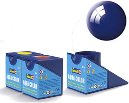 Revell Acrylics - 18ml - Aqua Ultramarine-Blue Gloss - 36151