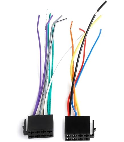 Cavo adattatore ISO Autoradio JVC 16 Pins 10 x 22 mm Cavo adattatore ISO Autoradio JVC 16 Pins 10 x 22 mm