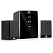 Produktbild auna FS23 - 2.1 Lautsprecherset , Lautsprecher-System , 40 Watt RMS Leistung , 10 cm(4")-Subwoofer , 2 x 8 cm(3")-Satelliten , USB- und SD-Eingänge , 2-Band-Equalizer , Pianolack-Front , schwarz