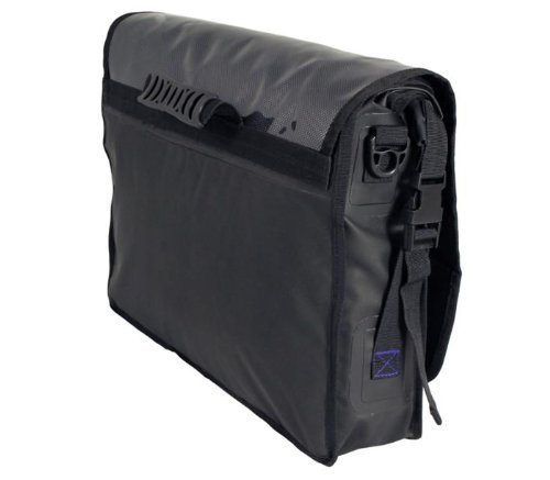 Overboard Wasserdichte Kurier Tasche, Carbon, 43 x 32 x 5 cm, OB1046C - 2