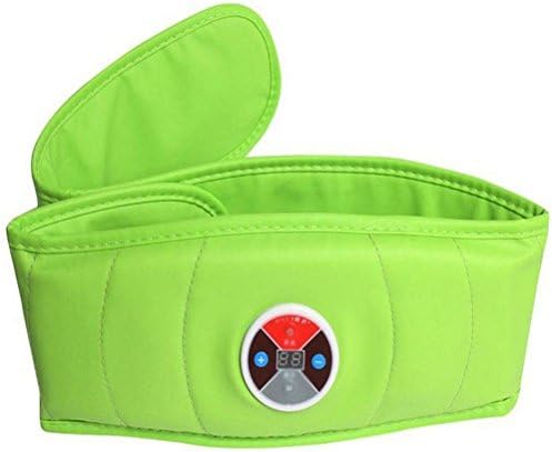 GBDSD Electric Vibration Massage Belt Shake the Fat Machine Abdomen Lazy Person Slimming Belt Reduce Belly Massage Waist Slimming Instrument Green