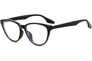 YAMEIZE Occhiali Luce Blu Donna - Occhiali Da Vista Per Gatti Anti Luce Blu Occhiali Anti Affaticamento Per Computer Gaming