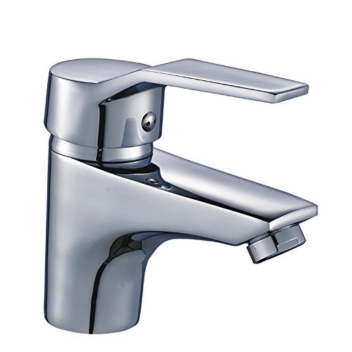 Auralum® Elegant Einhebel Mischbatterie Wasserhahn Armatur Waschtischarmatur Wasserfall Einhandmischer für Bad Badezimmer Waschbecken Spüle