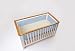 Safe Dreams Safebreathe Cot Wrap 4-sided, Maximum Airflow Hypoallergenic Breathable Cot Bumper in Blue