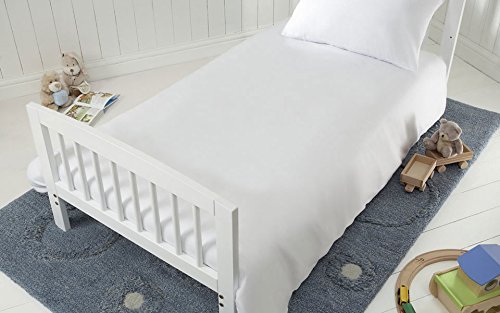 WHITE COT BED LUXURY EGYPTIAN COTTON COMPLETE BEDDING SET TODDLER