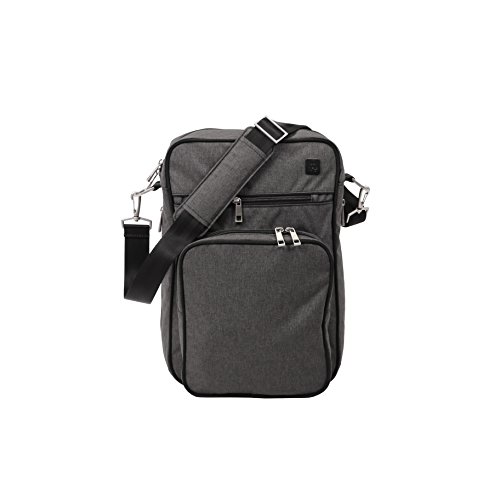 Preisvergleich Produktbild JuJuBe Onyx Collection Helix Messenger Bag - Chrome