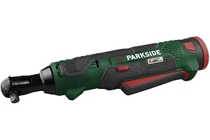 PARKSIDE Sladdlös spärrnyckel, 12 V PAR 12 B1, vridmoment 54 Nm, 3/8 tums drift, 250 varv/min, framåt/bakåt, LED, levereras m