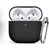 Soft Yumuşak Lansman Esnek Silikon Airpods 4.nesil ve 5.nesil ile uyumlu İ&ccedil;i Kadife Kulaklık Kılıfı ve Karabina Anahtarlık (S