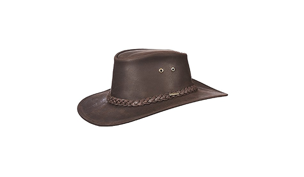 Buffalo Leather Aussie Hat 