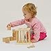 Shape sorter - a wooden lockable cage with sound - Chunky wooden shape sorter and shapes