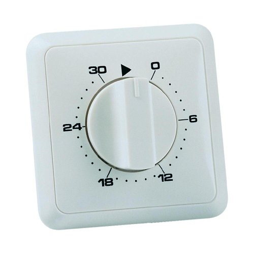 Wallair Unterputz-Timer analog Tagesprogramm 30 min 20100249 3680 W IP20 2polig - 3