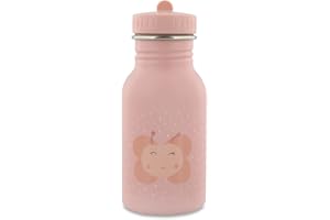 Trixie - Botella para niños de acero inoxidable de 350 ml (Mrs. Butterfly)