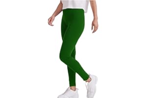 Miss Chief Girls Plain Legging Full Length Ages 2 3 4 5 6 7 8 9 10 11 12 13 Dance Stretch Teen 20+ Colours