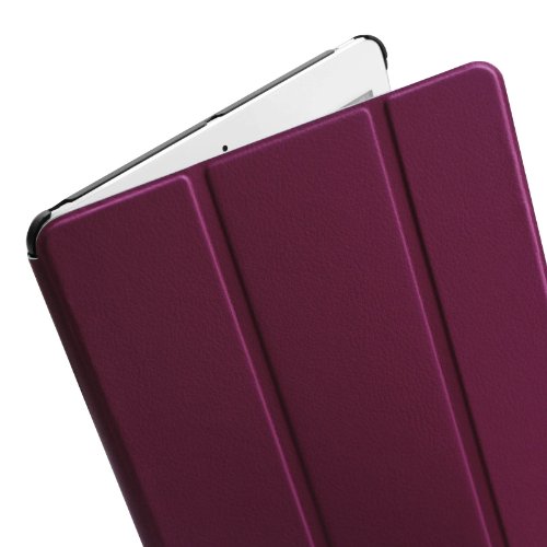 Fintie iPad Air Hülle Case – Ultra Slim Superleicht Schutzhülle Smart Shell Cover Tasche Etui mit Auto Schlaf / Wach und Standfunktion für Apple iPad Air, Lila - 8
