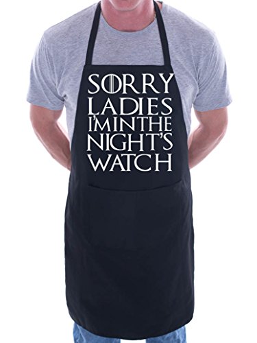 Print4USorry Ladies Nightwatchman Games Thrones Cooking Funny Novelty Apron