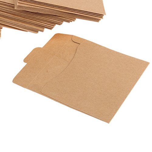 Gazechimp 50pcs CD DVD-cdr Krafthülsen Envenlope Verpackung Scheibe Papiertüten - 5