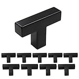 El tirador es de auténtico tubo de acero inoxidable con revestimiento negro.