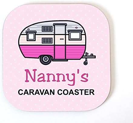 NANNY Novelty CARAVAN COASTER Drinks Mat Fun Present Gift Idea