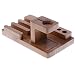 Produktbild IPOTCH Dock Ladestation USB Hub Dockingstation Ständer Wiege Aufladen mit Handy Halter aus Bambus für iWatch iPhone