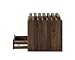 Produktbild Water Rower NOHrD Hedgehock Nussbaum mit Schublade, 45x45x45