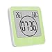 Produktbild Sharplace Wasserdichte Wanduhr Badezimmeruhr Saugnapf Uhr mit Thermo-/Hygrometer - Grün