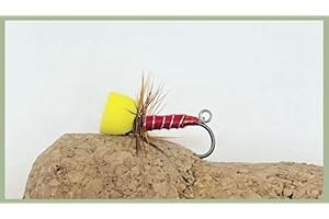 JUST CATCH Barbless Suspender Dink trout flies, Red, choice of size and quantity, Best Suspender flies, Emergers Fly Fishing