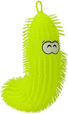 Faladiuo Squishy LED Caterpillar Slow Rising squeeze squeeze Relieve Stress Toy Gifts (Yellow)
