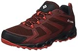 Material de la suela: Caucho Columbia Ventrailia 3 Low Outdry, Zapatillas de Senderismo para Hombre, Rojo (Deep Rust, White), 42 EU