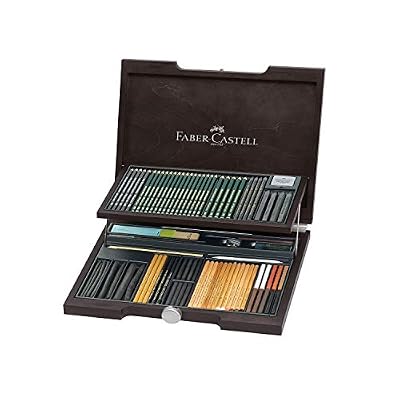 Faber-Castell 10102128 Coffret Bois Pitt Monochrome Assortiment