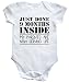 HippoWarehouse Just Done Nine Months Inside My Parents Are Now Serving Life baby vest boys girls