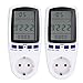 Produktbild Nowakk Elektrische Energie Lesebuchse Digital Wattmeter Power Analyzer Eu-Stecker Zwei Stücke Monitor Automatische Netzschalter