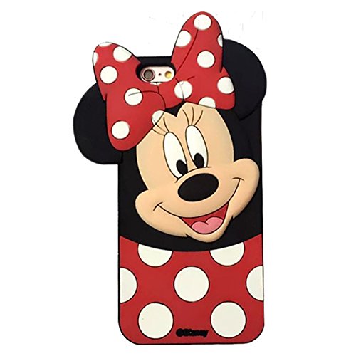 Funda de Gel Forma Minnie Mouse Silicona Carcasa para iphone 7 Funda de Gel Forma Minnie Mouse Silicona Carcasa para iphone 7