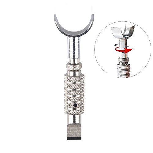 Messer einstellbar Leder Rotation, gzqes, Werkzeug Messer Schneiden von Leder, manuell Verstellbare Klinge aus Meißel - 8