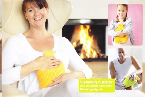 Warmies Wärmflasche WOTTA BOTTLE - Kuschelig weich und 100% für die Mikrowelle, Grün
