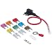 Produktbild Add-a-circuit Kit Auto Flachsicherung Gewindebohrer Sicherungen Sortiment für Auto Motorrad ATM Automatischer mit 9 Stück (2 A, 3 A, 5 A, 7,5 A, 10 A, 15 A, 20 A, 25 A, 30 A)