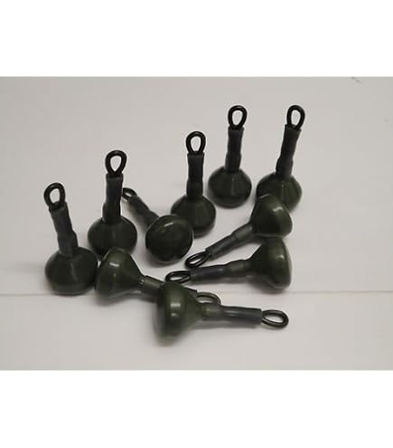 Lot De 10 Plombs Carrés Pivotants Pour Pêche à La Carpe – 31,2 G