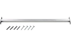 Homgoday Barras de Seguridad Ajustables para Ventanas 1 uds rejas para Ventanas 710-1200 mm