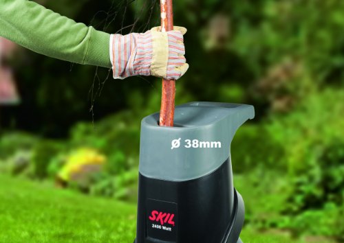 Skil Häcksler Urban Series 0770 AA, Karton (2.400 W, max. Ø 38 mm, +Fangsack +Stopfer, Easy Storage) - 3