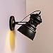 Produktbild Wandleuchten Seeksung LED Wand Spot Licht E27 Metall Retro Persönlichkeit Schlafzimmer Küche Büro Balkon Home Decor Licht Breite warmes Licht 6.1inch * Höhe 8.27in [Energieklasse A +]