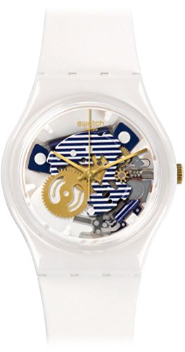 Swatch Unisex-Armbanduhr Analog Quarz Silikon GW169