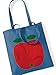 Produktbild Apple Apfel / Stoffbeutel Jutebeutel Tote Bag / BLUE