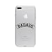 Produktbild licaso Apple iPhone 7 Plus Handyhülle Smartphone Apple Case aus TPU mit Badass Print Motiv Slim Design Transparent Cover Schutz Hülle Protector Soft Aufdruck Lustig Funny Druck