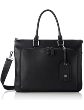 ALDO Herren Breuson Laptop Tasche, Schwarz (Black Leather), 8 x 30 x 40 cm