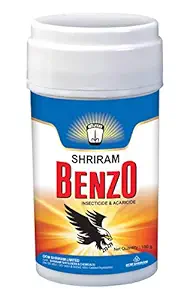 Shriram Benzo (100 g Pack) - for Control of for Boll Worms, Caterpillars, Borers and Fall Army Worms in Various Vegetables, Corn and Cotton Crop - Insecticide - Pesticide