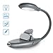 Produktbild Kingtop LED Leselampe, Klemmleuchten Schreibtischlampe, USB Wiederaufladbar und 360° Flexibel Schwanenhals, stufenlose einstellbare Helligkeit, Buchbeleuchtung für Kindle, Buch.