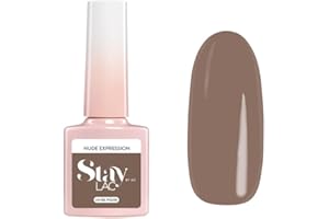 STAY LAC BY ME STAYLAC Lakier hybrydowy do paznokci Brązowy Nude Expression 5 ml UV LED